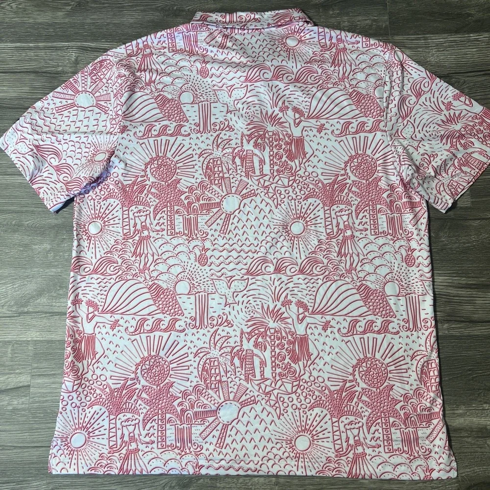 Lot Of 3 Yatta Golf Performance Stretch Lightweight Polo Shirts Size 3XL - Picture 7 of 12